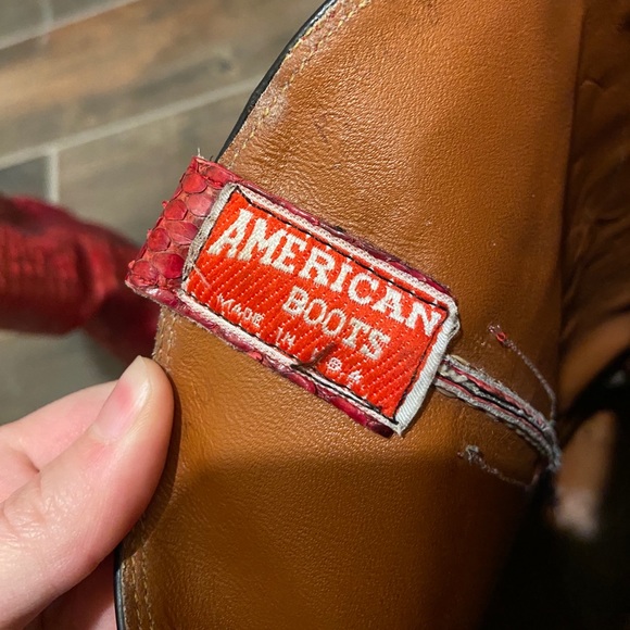 Real snake skin vintage boots - Picture 4 of 4